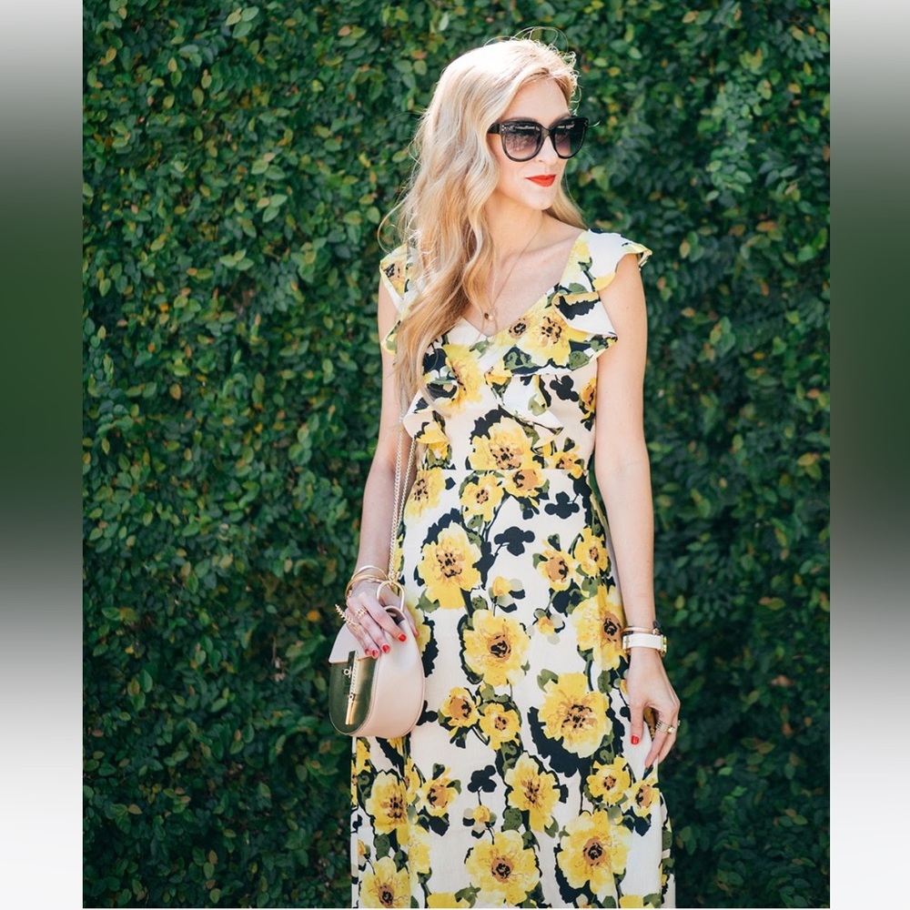 ModCloth Floral Dress size M